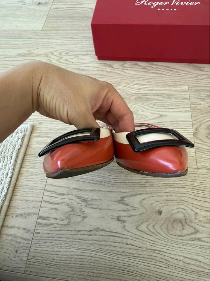 Roger Vivier Slingback Flats Size 37.5 - photo 4