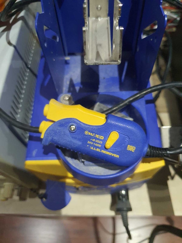 Hakko FM-203 dual port soldering station, tweezer, micro pencil - photo 5