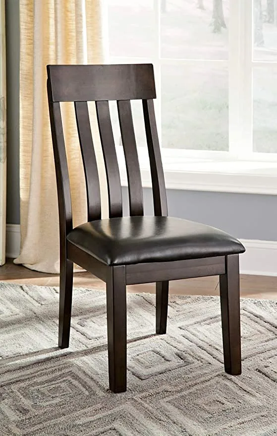 New Dark Brown Wood Dining Room Chairs (Set of 2) thumbnail