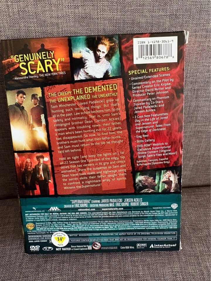 Supernatural Season 1 dvd set - photo 2
