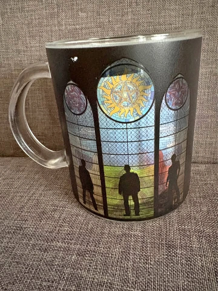 Supernatural TV Show Stained Glass Mug - Just Funky Collectible