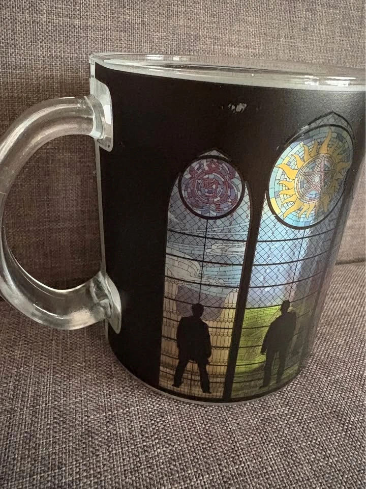 Supernatural TV Show Stained Glass Mug - Just Funky Collectible - photo 2