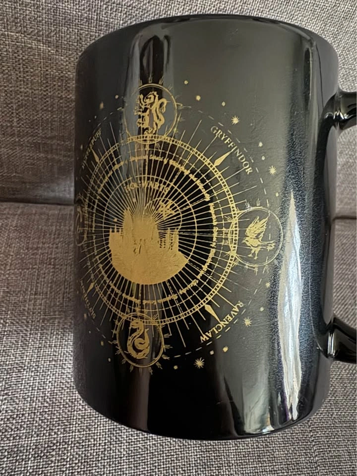 Harry Potter Hogwarts Astrological Gold Mug The Wizarding World - photo 4