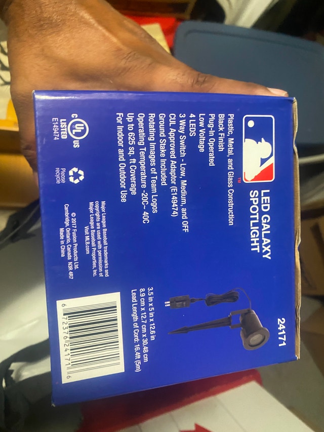 MLB Toronto Blue Jays LED Galaxy Spotlight - photo 2