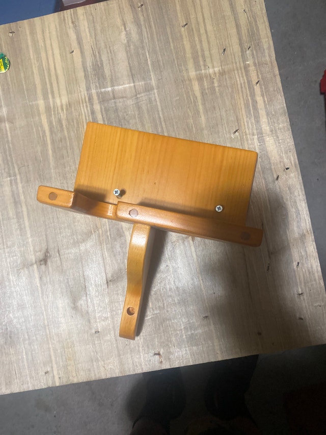 Wooden Baseball Bat and Ball Wall Mount - photo 2