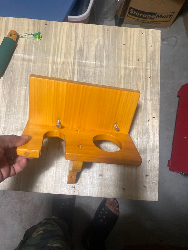 Wooden Baseball Bat and Ball Wall Mount - photo 3