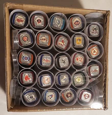 MLB World Series Champions Replica Ring Collection