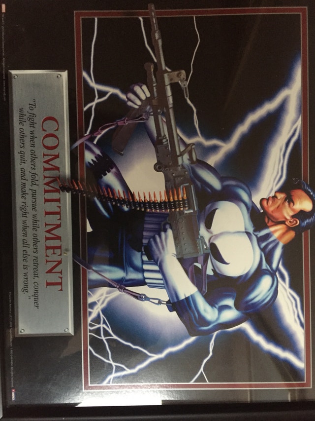 Marvel The Punisher Framed Art