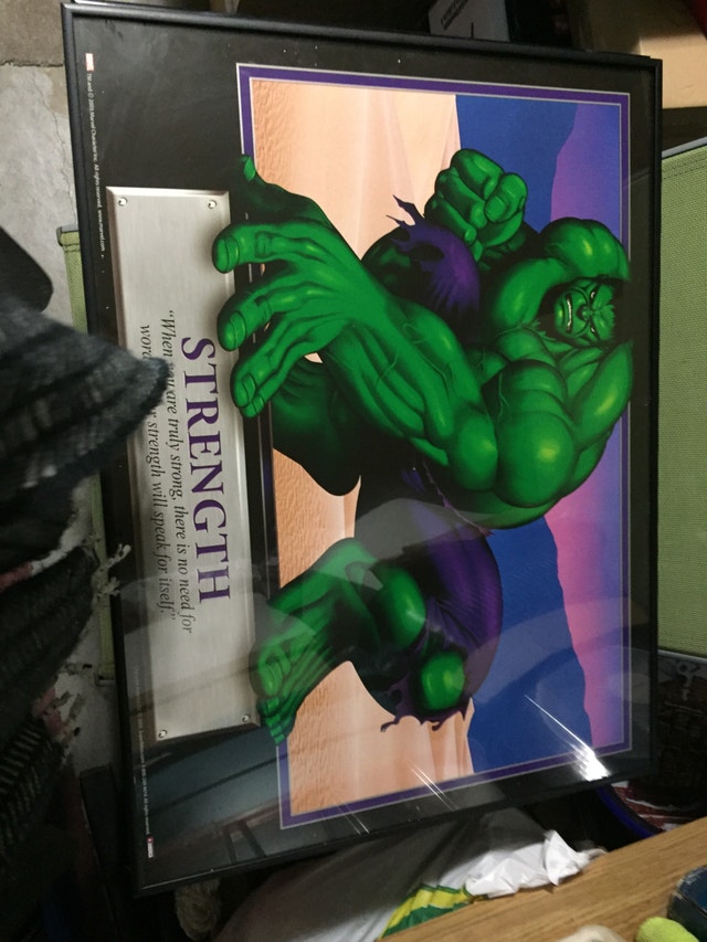 Marvel The Hulk Framed Poster - photo 2