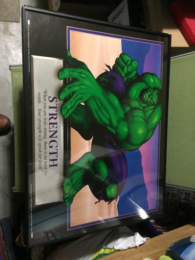 Marvel The Hulk Framed Poster - photo 3