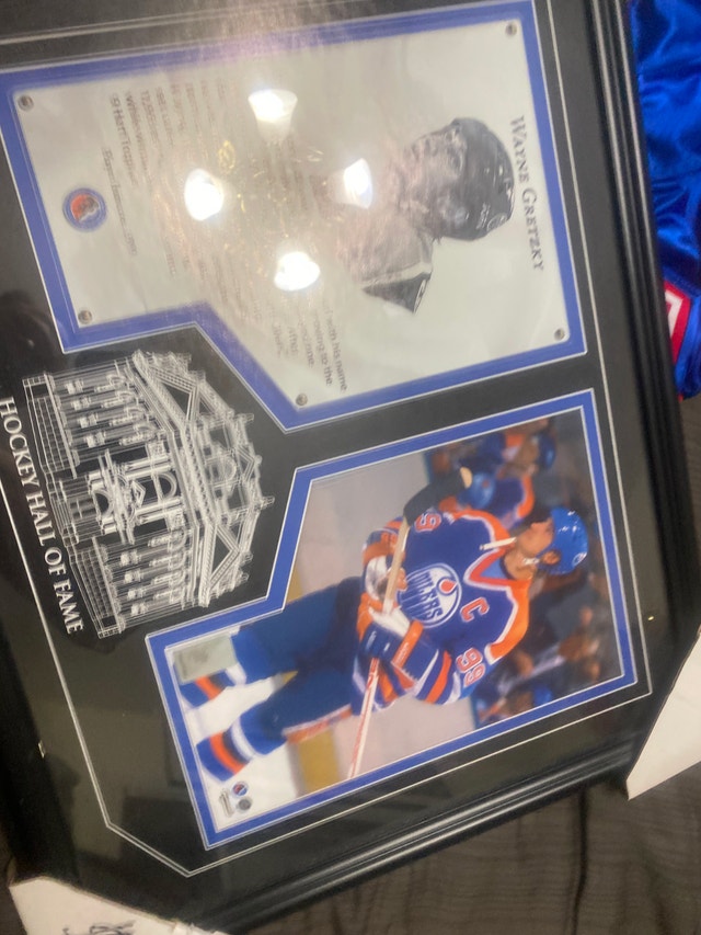 Wayne Gretzky Hockey Hall of Fame Framed Photo