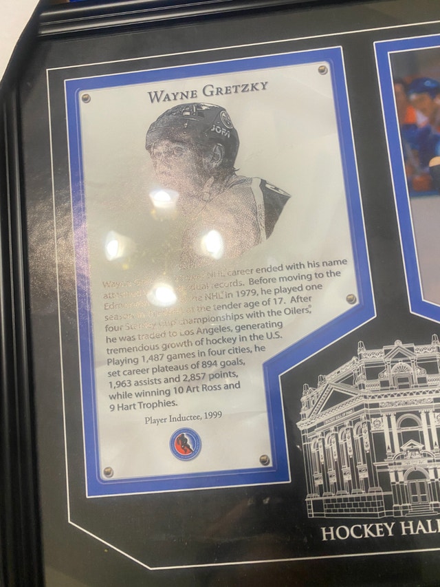 Wayne Gretzky Hockey Hall of Fame Framed Photo - photo 5