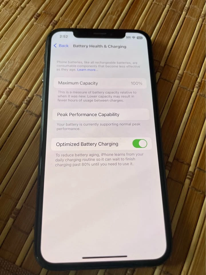 Apple iPhone X 64GB Battery 100% - photo 4