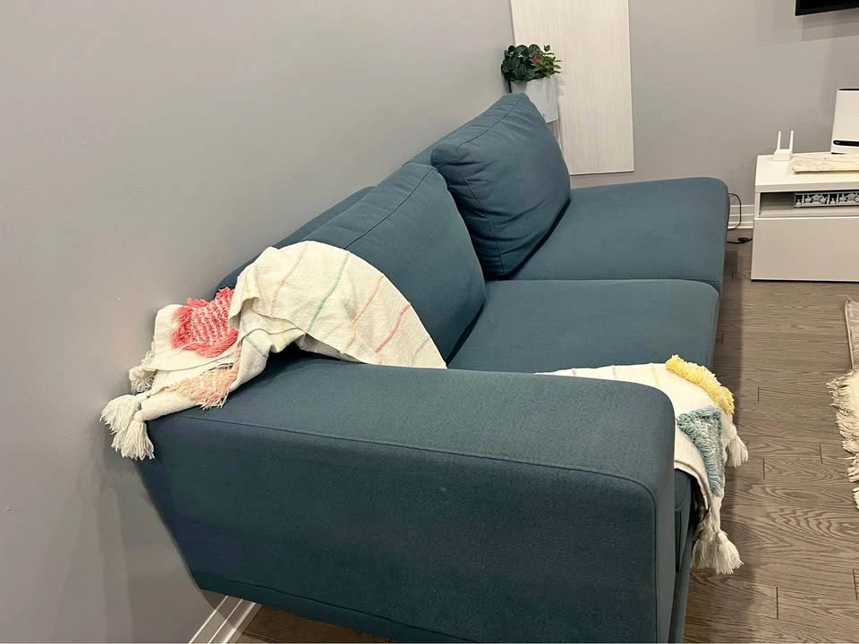 Teal Blue Sofa