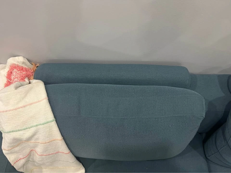 Teal Blue Sofa - photo 2
