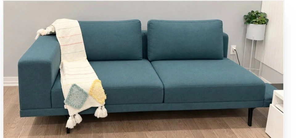 Teal Blue Sofa - photo 3