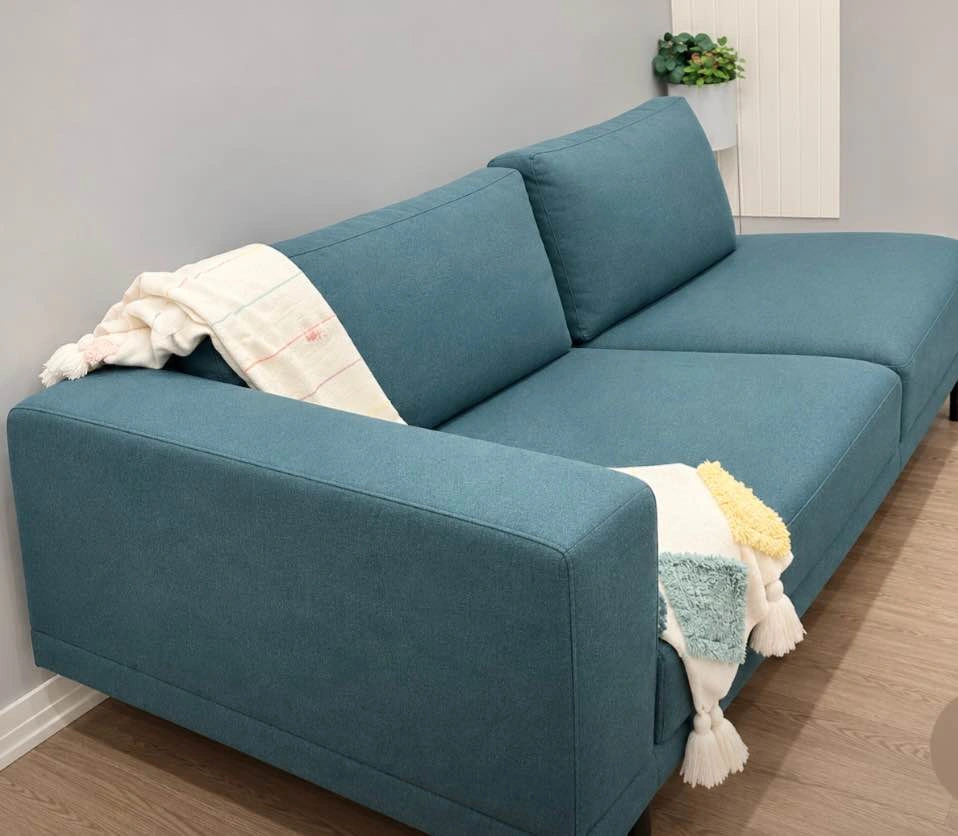 Teal Blue Sofa - photo 4