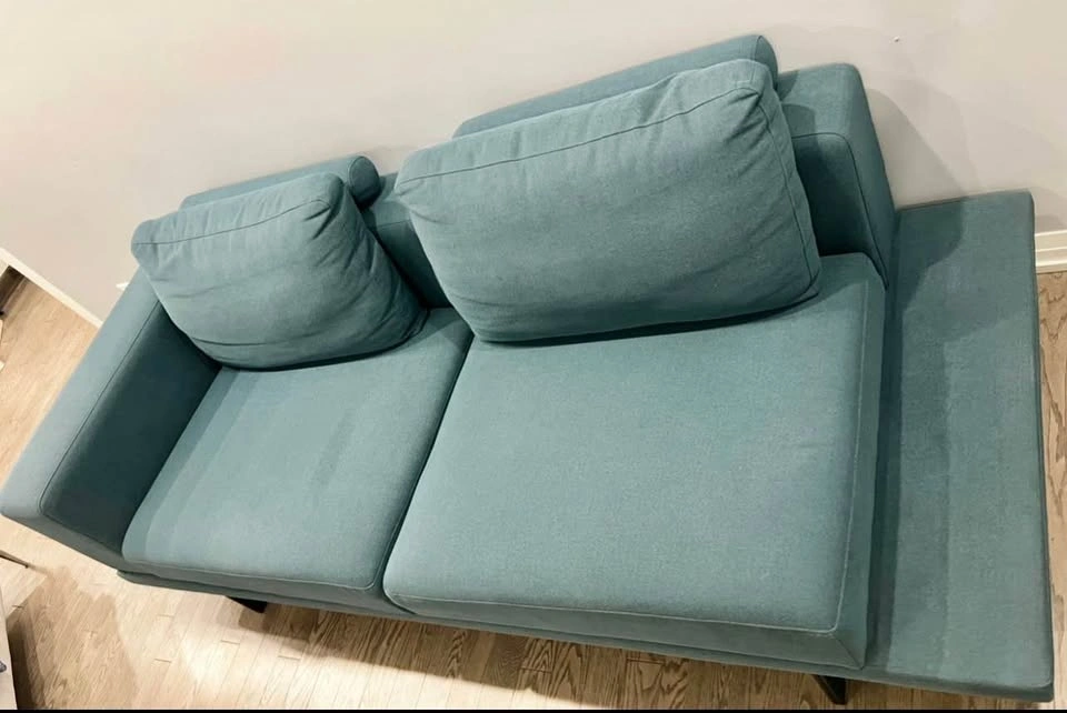 Teal Blue Sofa - photo 5