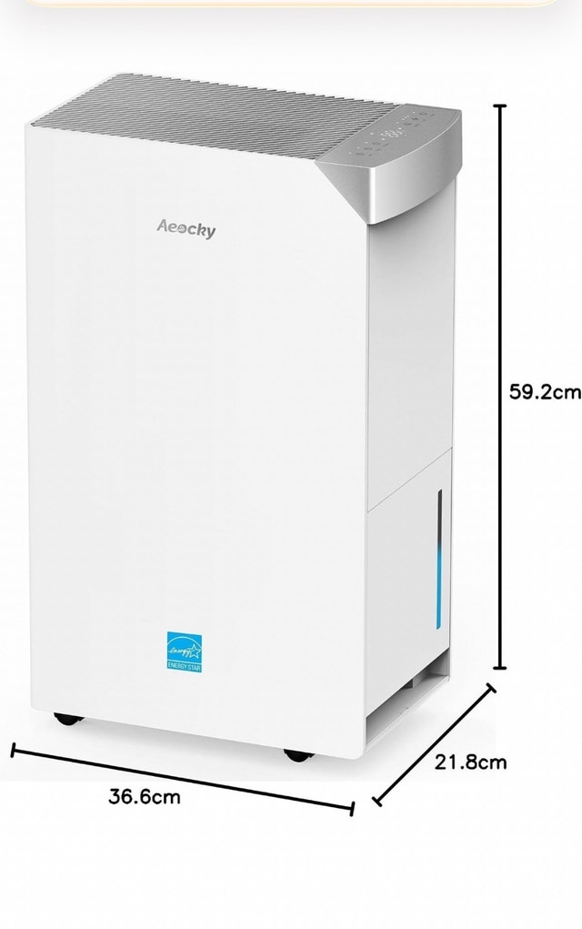 AEOCKY 74 Pint Dehumidifier – 4500 Sq Ft, New in Box - photo 2