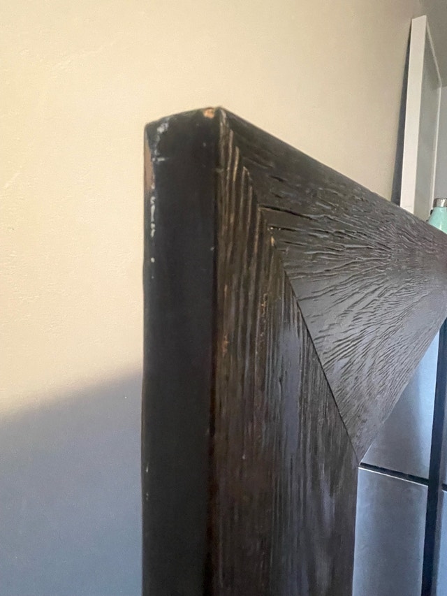 Large Full-Length Floor Mirror – Black Wood Frame – $40 OBO - photo 2