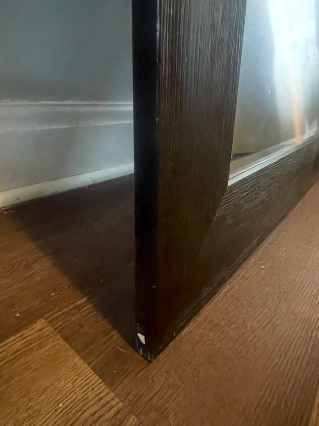 Large Full-Length Floor Mirror – Black Wood Frame – $40 OBO - photo 4