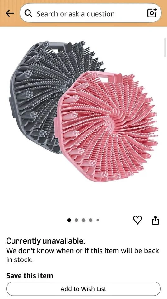 2pcs Body scrubber