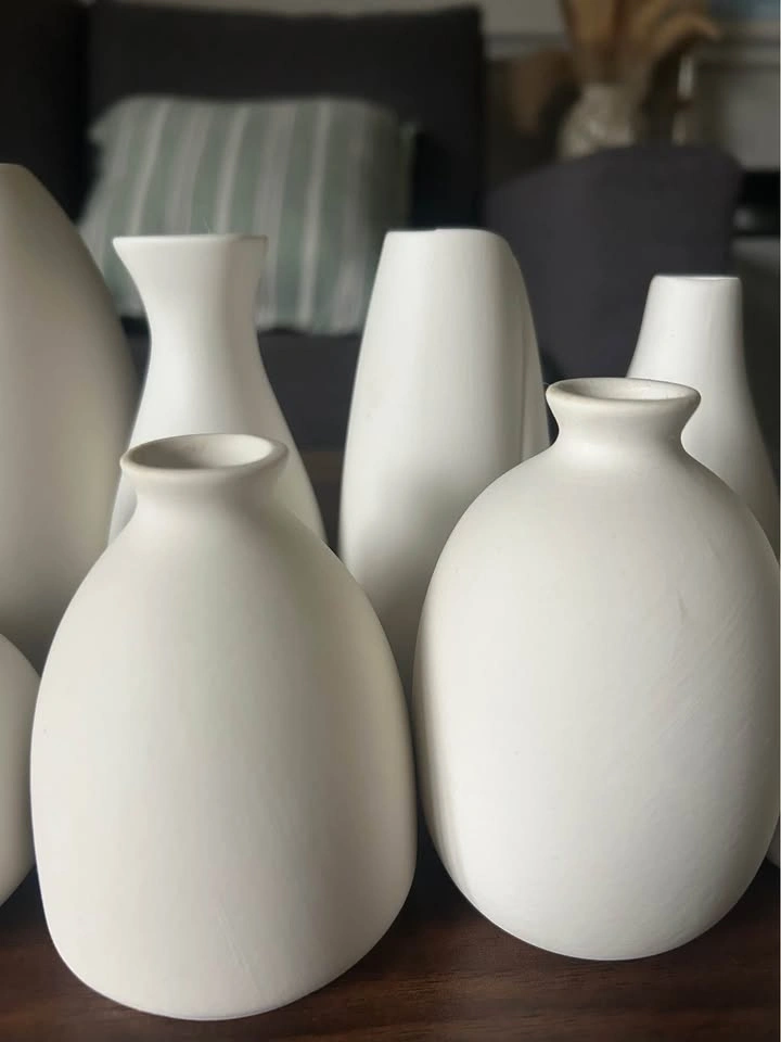 Set of 10 SMALL decorative ceramic vases - photo 3