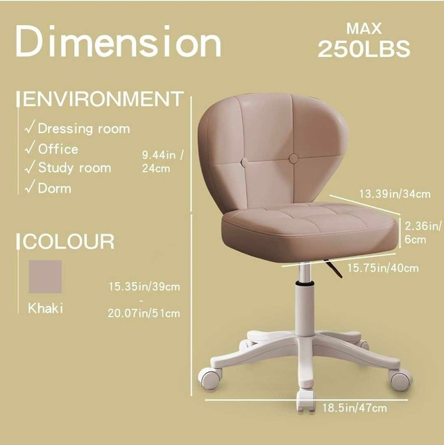 Armless Office Chair - photo 2