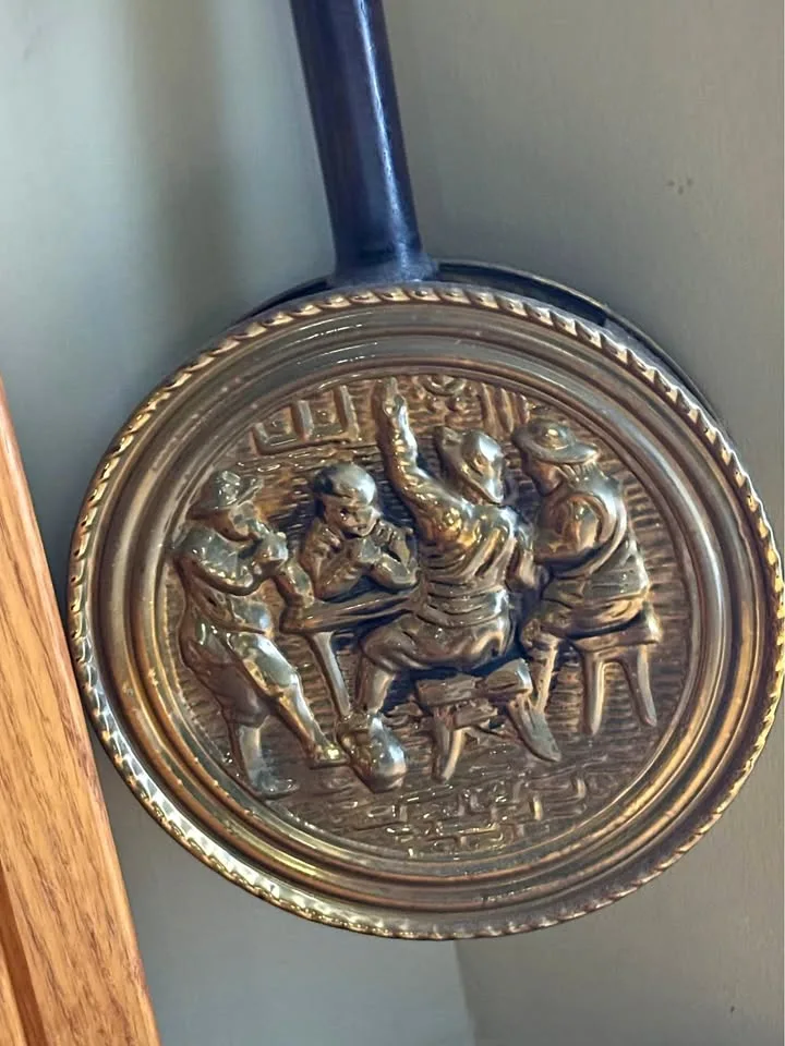 Brass fireplace set thumbnail