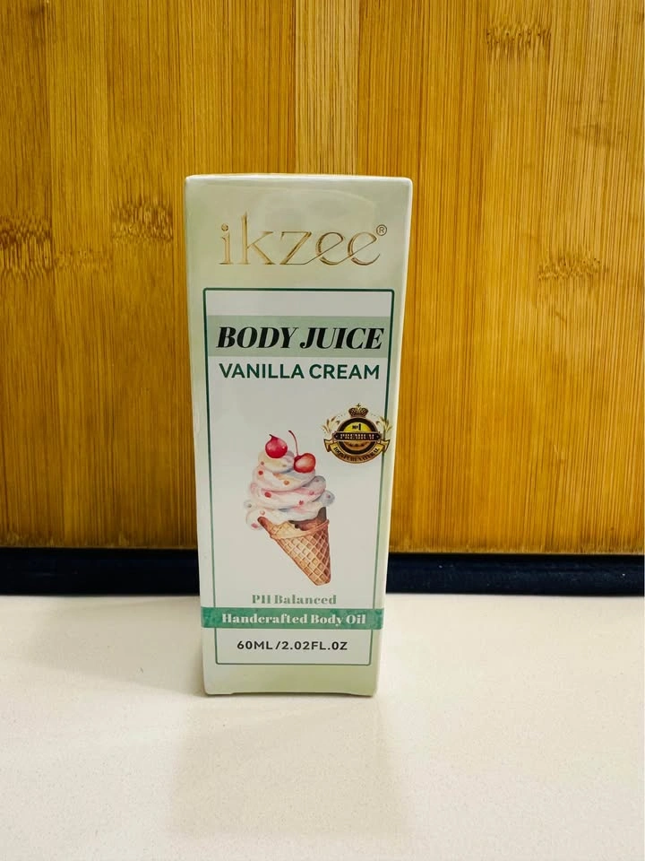 ikzee Body Juice Vanilla Cream Handcrafted Body Oil - photo 2