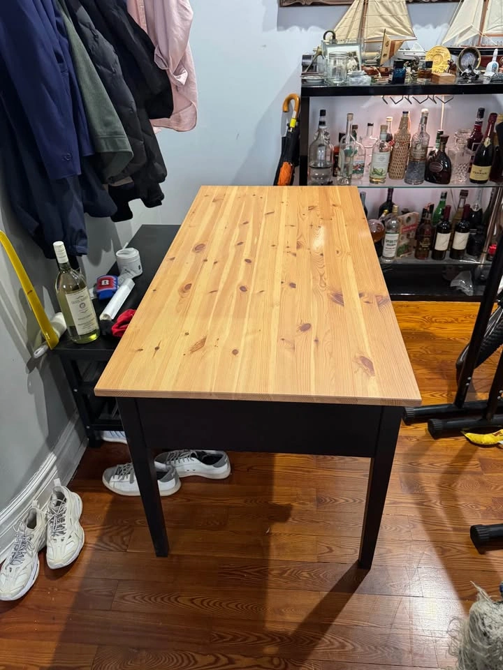 Computer desk (pine wood) - photo 2