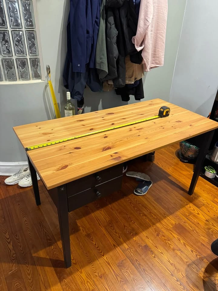 Computer desk (pine wood) - photo 3
