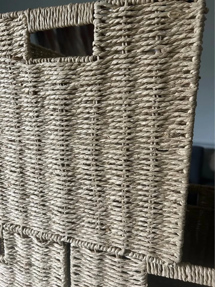 Set of 5 wicker baskets - photo 2