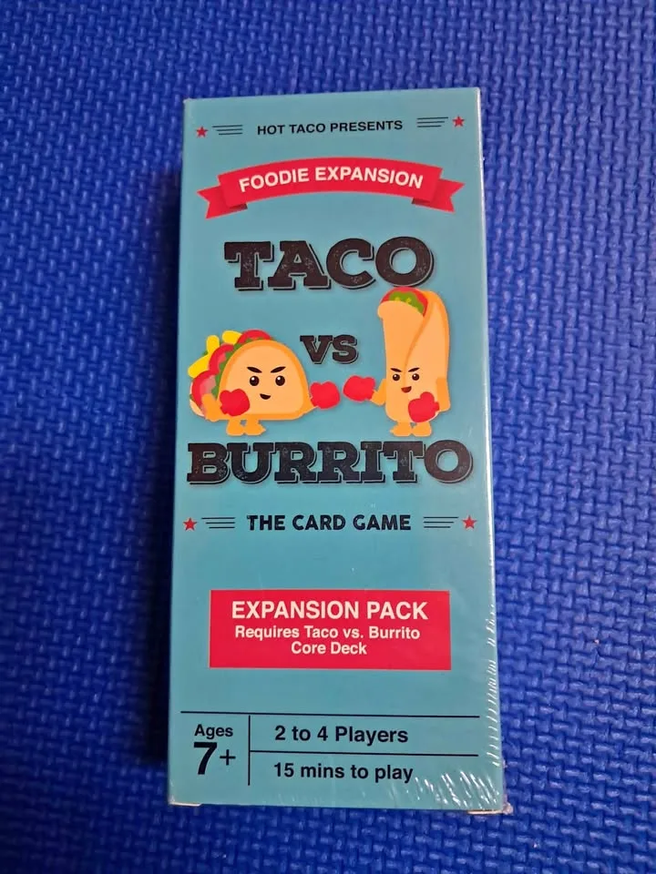 Taco vs burrito expansion pack card game thumbnail