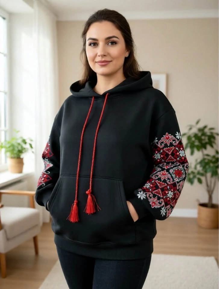 Ukrainian embroidered hoodie - photo 4