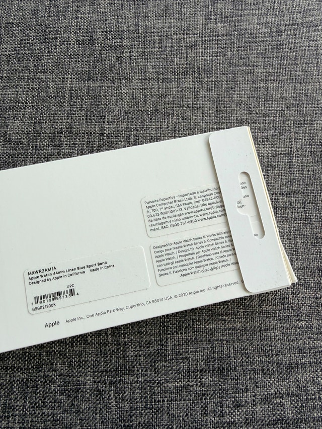 Apple Watch 44mm Linen Blue Sport Band – Brand New - photo 3