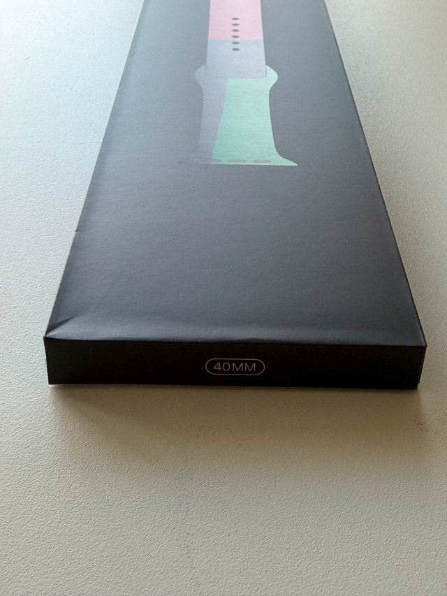 Apple Watch 40mm Black Unity Sport Band – Brand New - photo 3