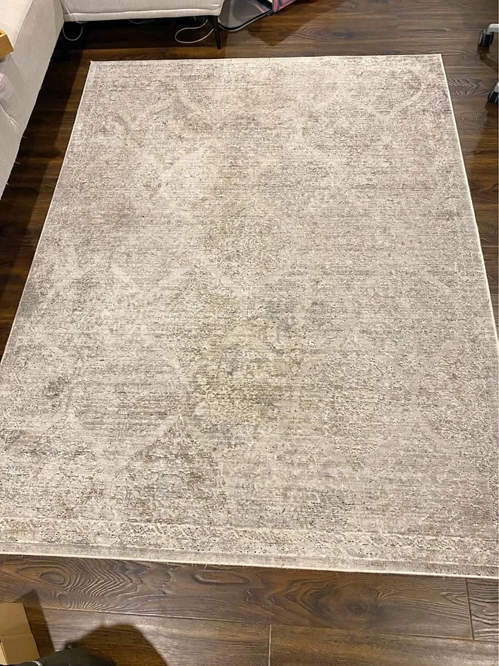 5x7 Area Rug -beige / greyish colour
