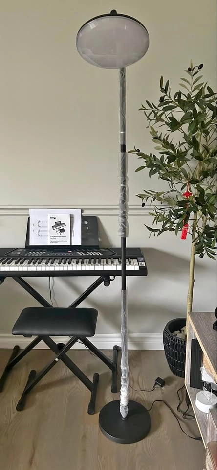 Floor lamp with remote control