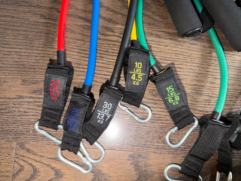 Resistance Bands Set – 5 Stackable Bands (10–30 lb) - photo 2
