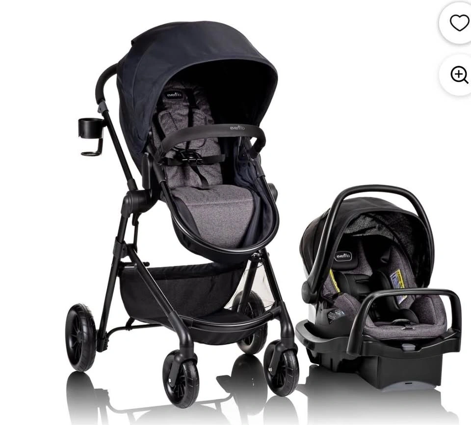 Evenflo Pivot Modular Travel System with Infant car seat