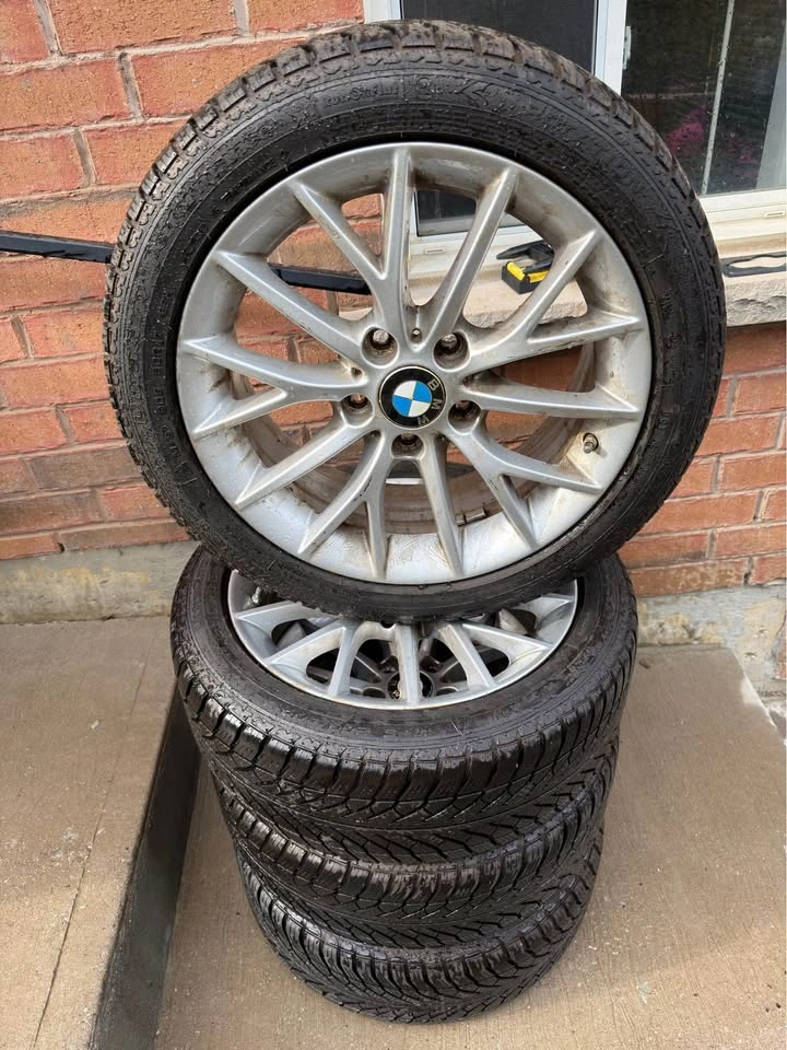 205/50/17 Winter Tires on Original BMW Rims with TPMS - photo 2