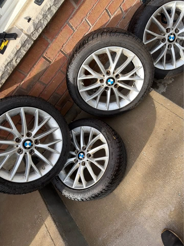 205/50/17 Winter Tires on Original BMW Rims with TPMS - photo 3