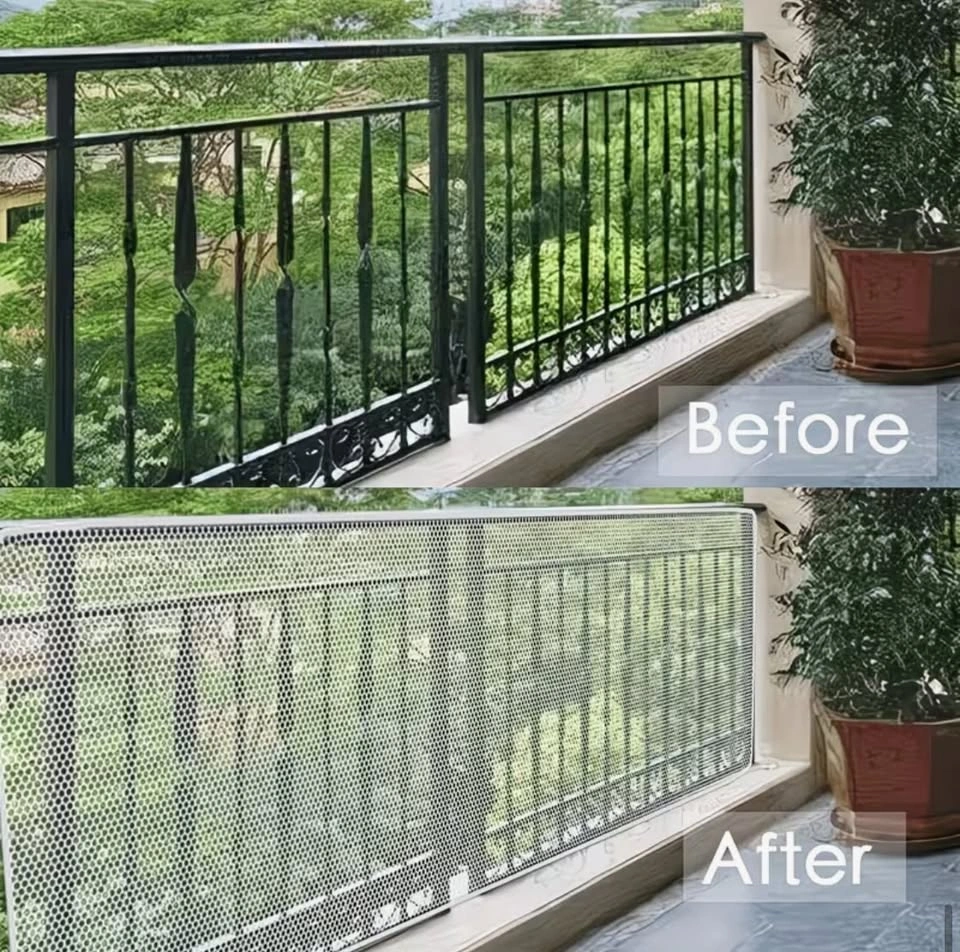 Brand New Black Nylon Mesh Netting for Pet Balcony Safety - photo 4