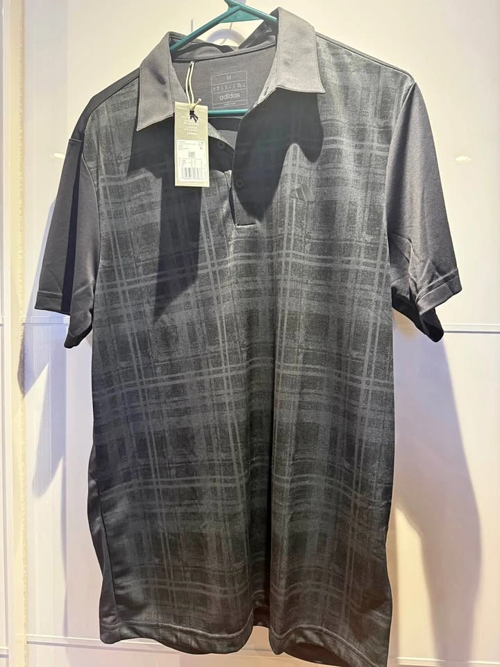 Core Front Polo - Size Medium - Black