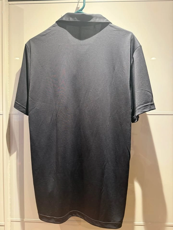 Core Front Polo - Size Medium - Black - photo 3