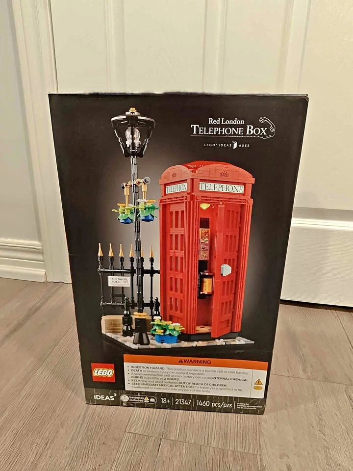 BNIB LEGO Ideas 21347 Red London Telephone Box