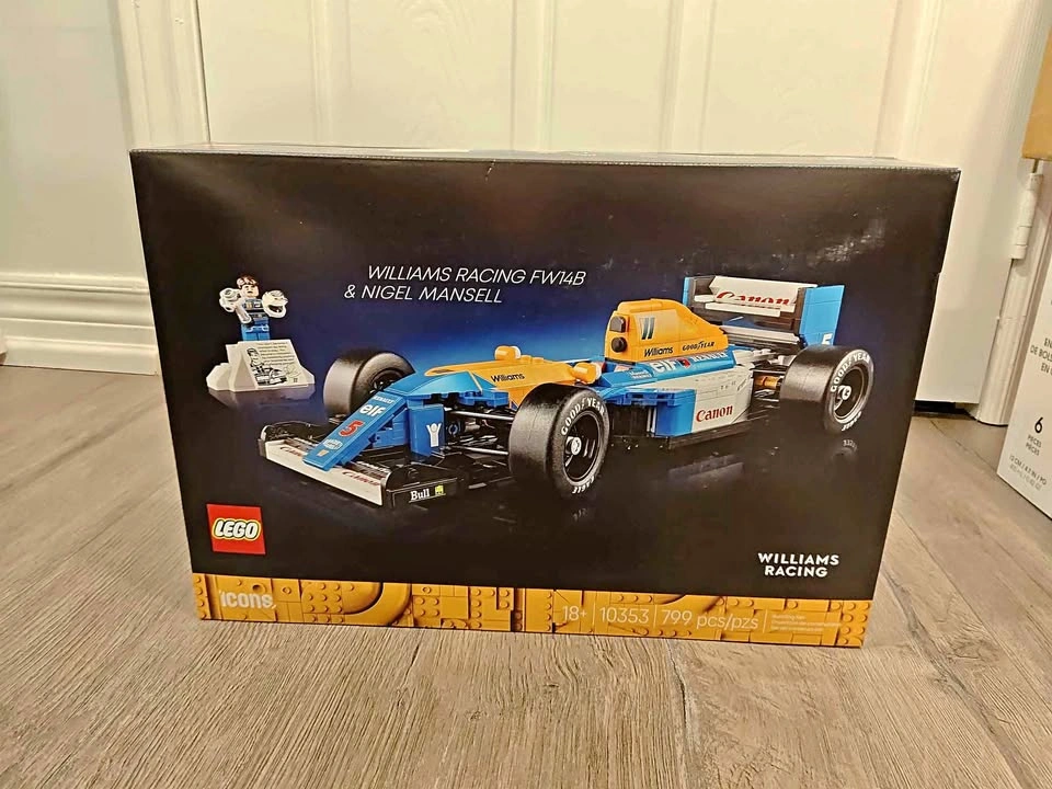 BNIB LEGO Icons 10353 Williams Racing FW14B & Nigel Mansell