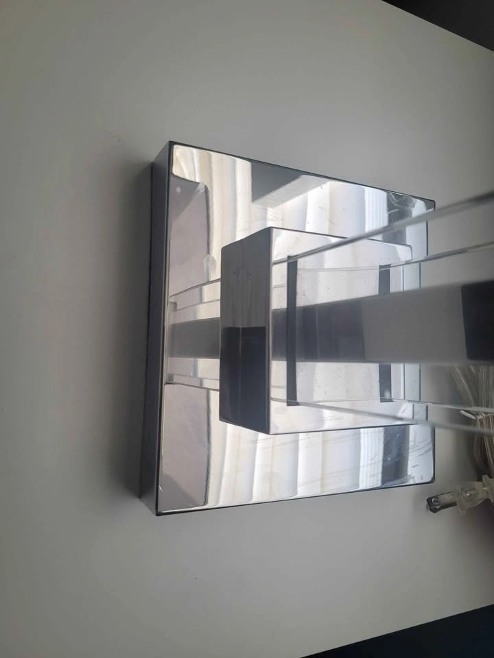 Pair of Modern chrome table lamps - photo 5