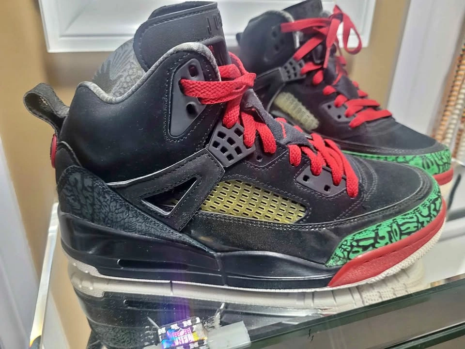 Nike Air Jordan Spizike OG Black Red Green Men's Size 9